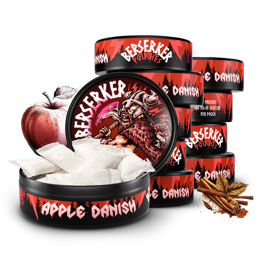 Berserker Caffeine Pouches - Apple Danish