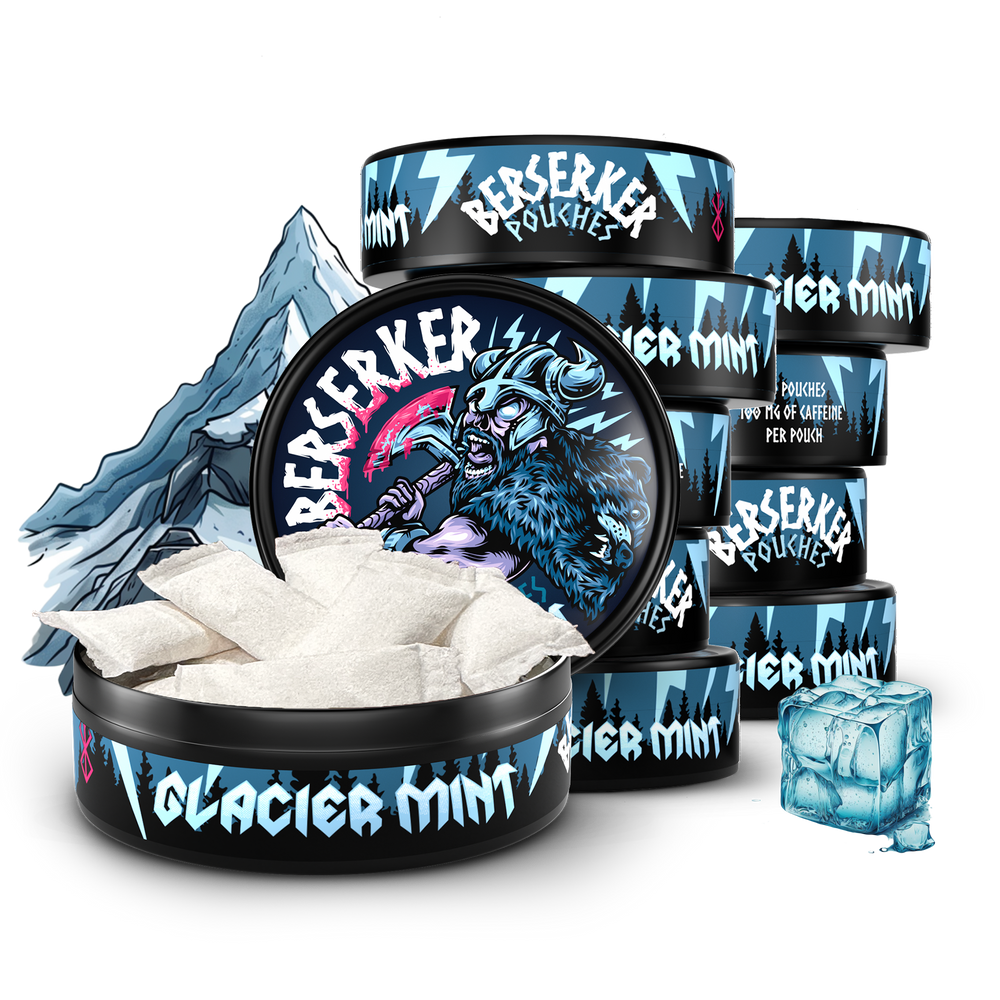 Berserker Caffeine Pouches - Glacier Mint