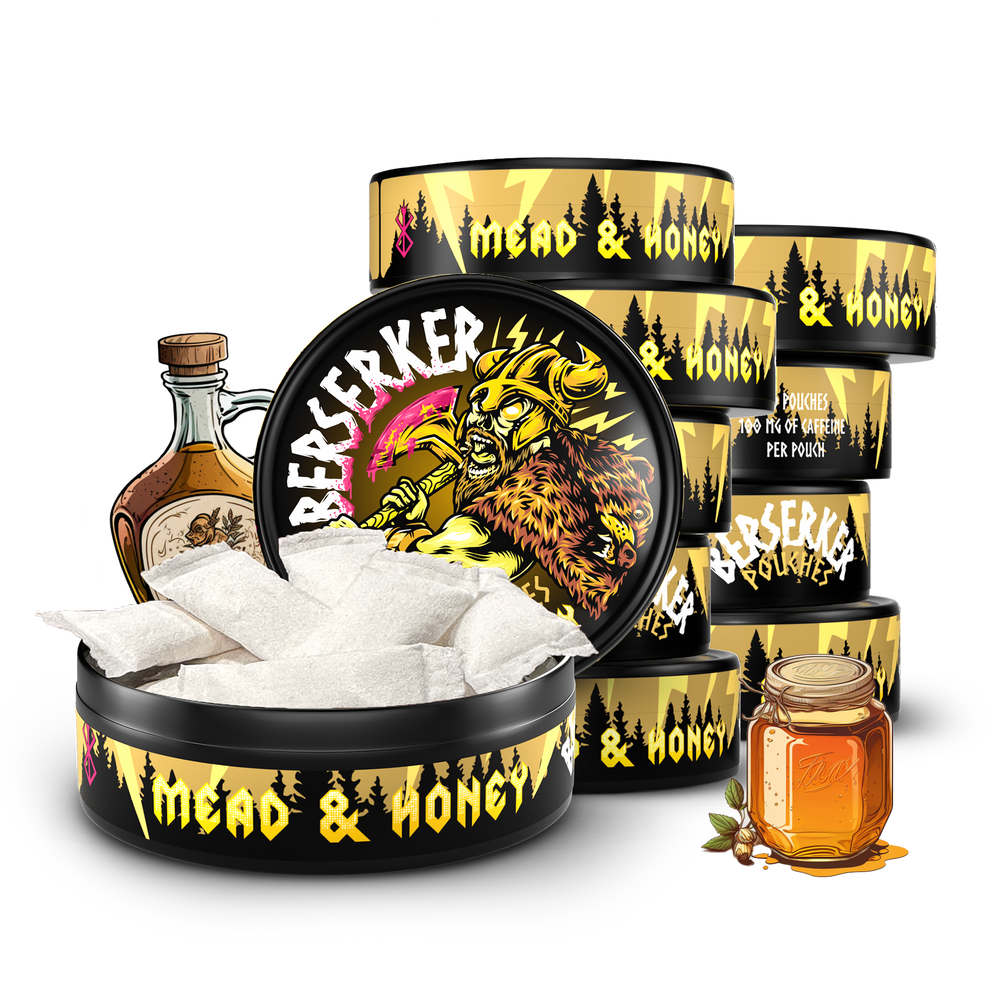 Berserker Caffeine Pouches - Mead & Honey