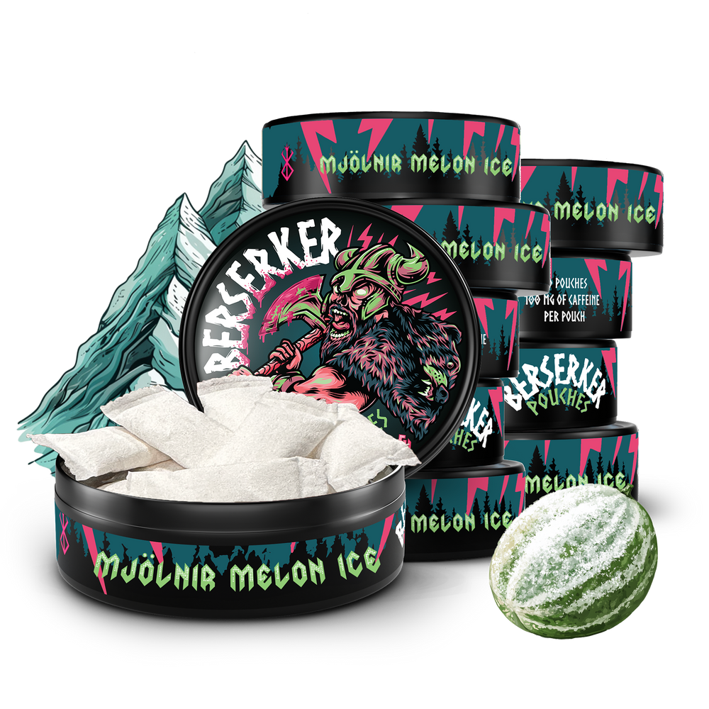 Berserker Caffeine Pouches - Mjölnir Melon Ice