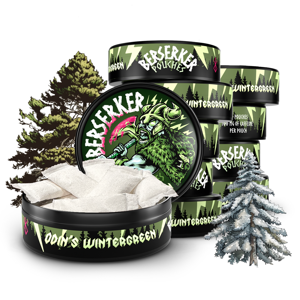 Berserker Caffeine Pouches - Odin's Wintergreen