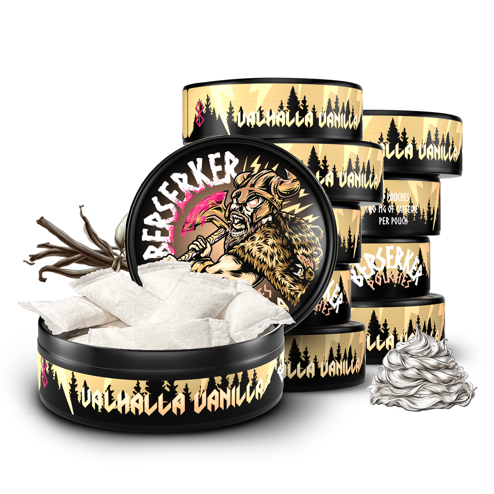 Berserker Caffeine Pouches - Valhalla Vanilla