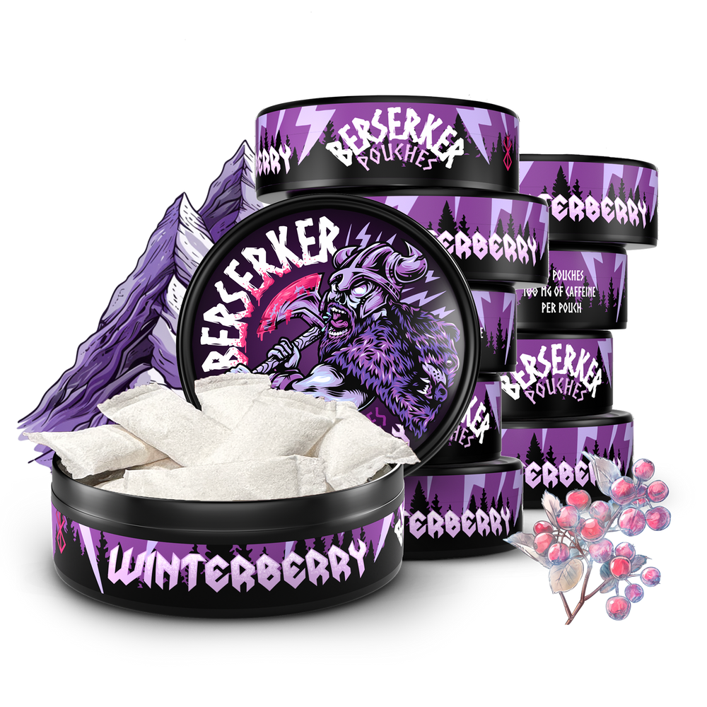 Berserker Caffeine Pouches - Winterberry