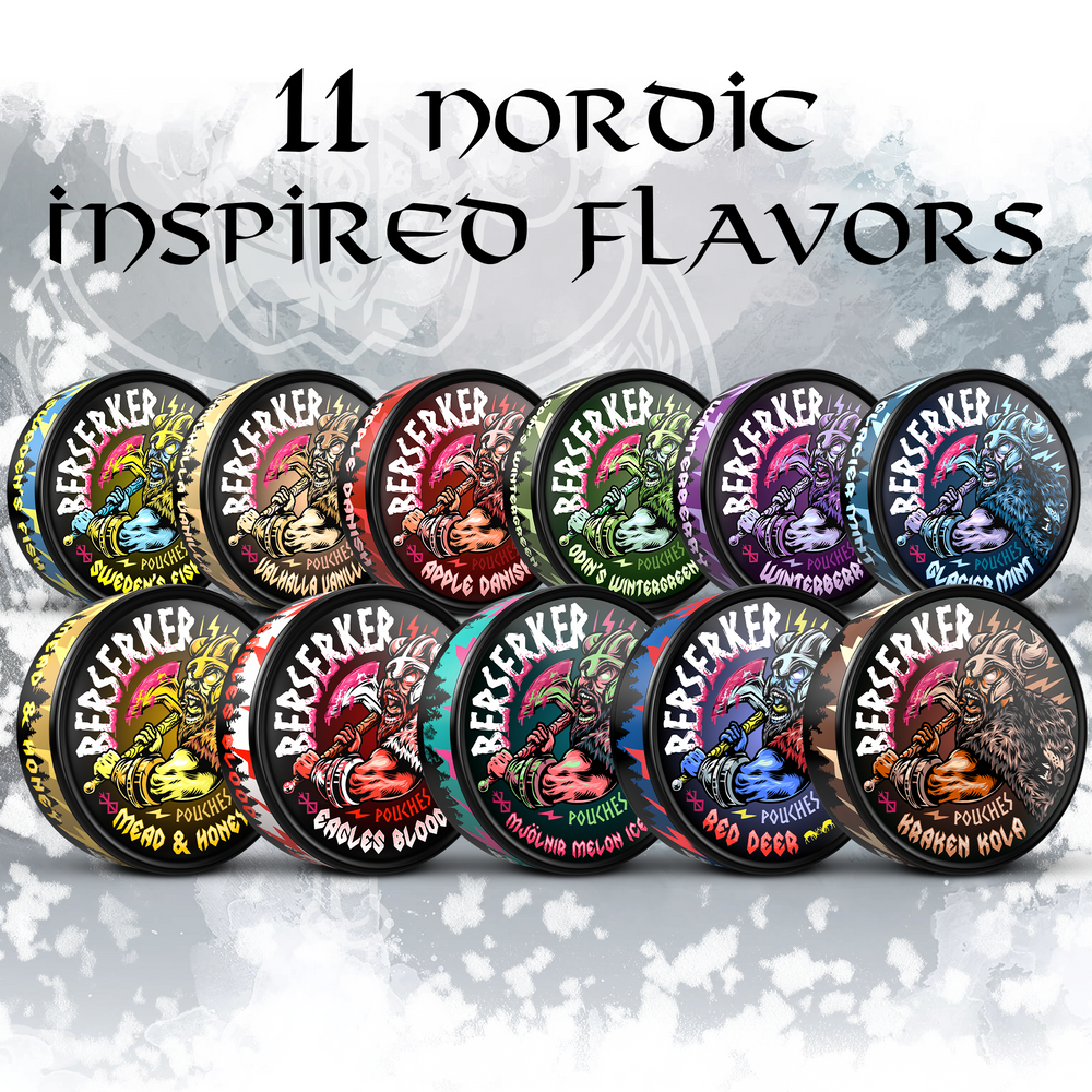 Berserker Caffeine Pouches - Valhalla Vanilla