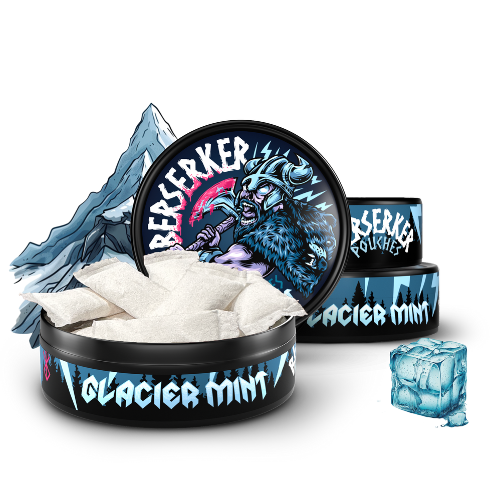 Berserker Caffeine Pouches - Glacier Mint