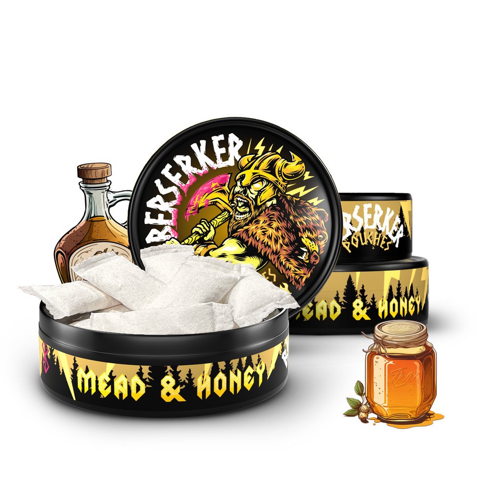 Berserker Caffeine Pouches - Mead & Honey