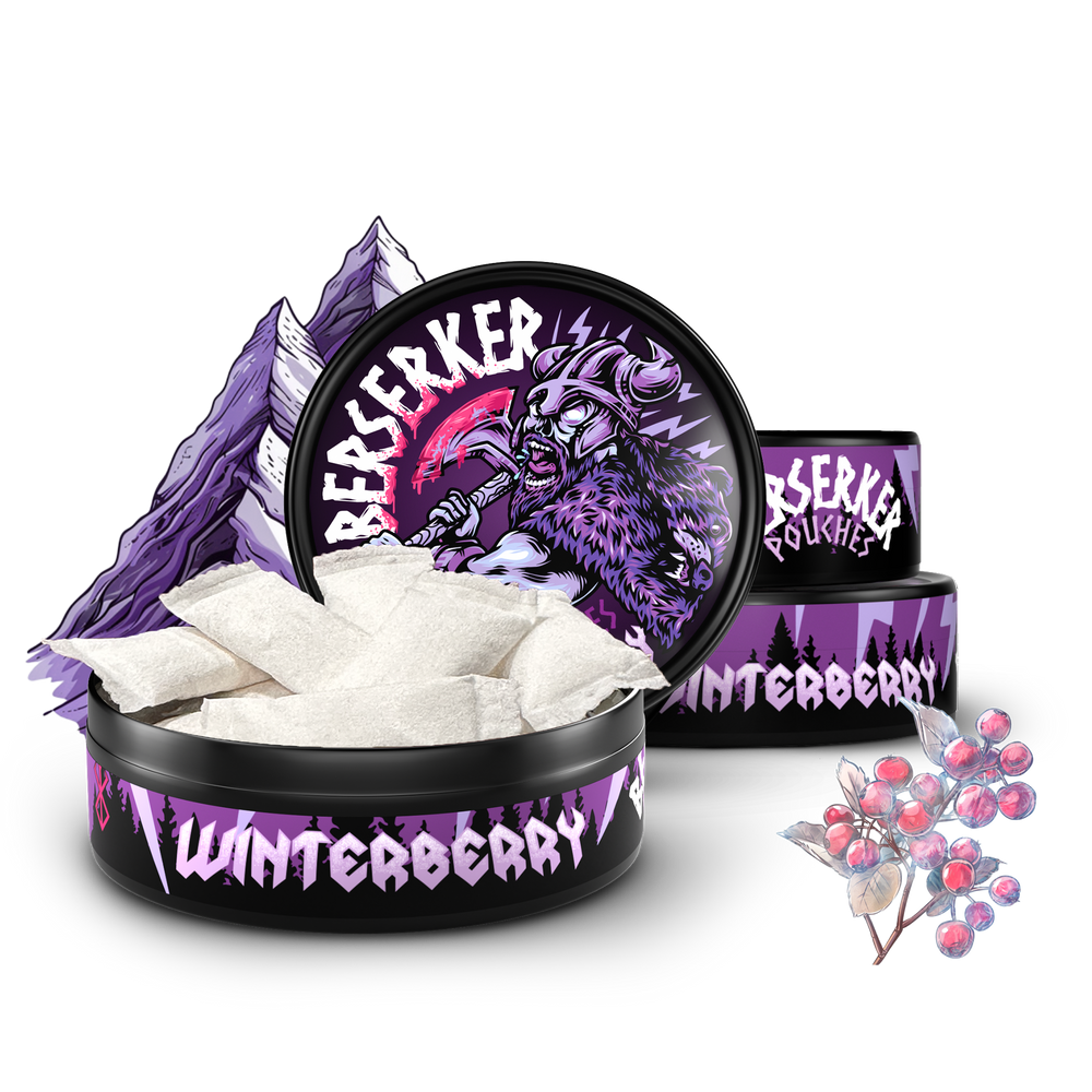 Berserker Caffeine Pouches - Winterberry