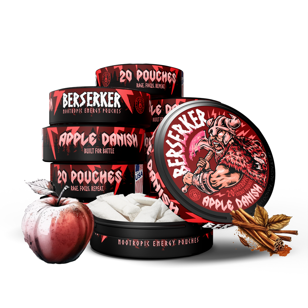 Berserker Caffeine Pouches - Apple Danish