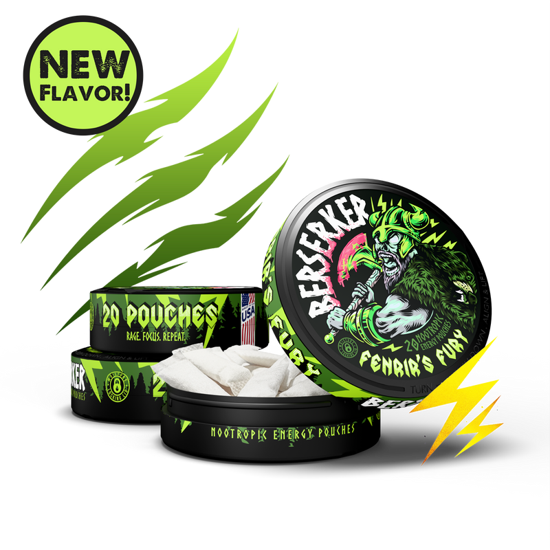 Berserker Caffeine Pouches - Fenrir's Fury