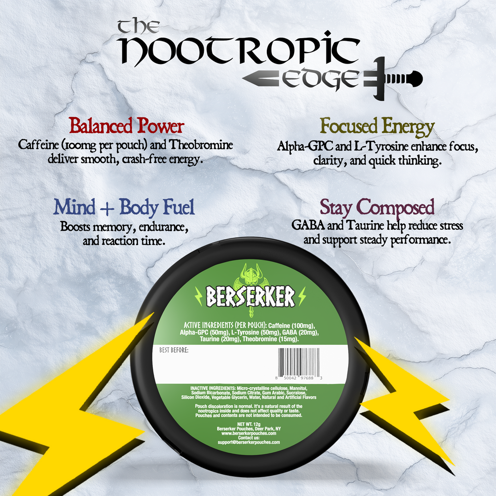 Berserker Caffeine Pouches - Fenrir's Fury