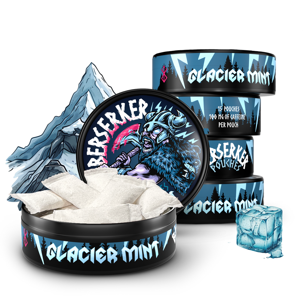 Berserker Caffeine Pouches - Glacier Mint