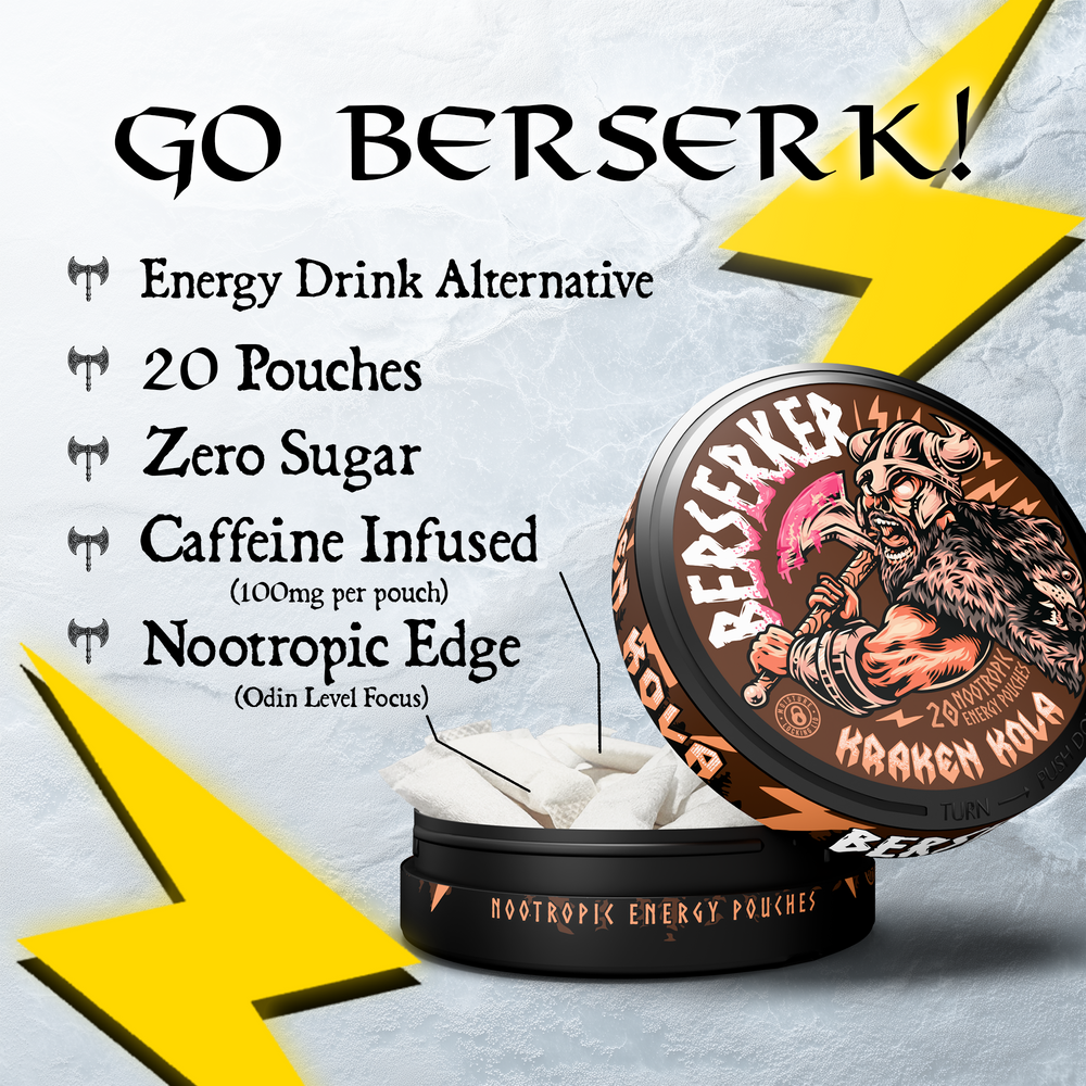 Berserker Caffeine Pouches - Kraken Kola