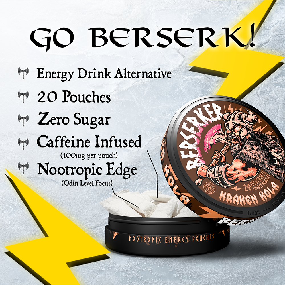 Berserker Caffeine Pouches - Kraken Kola
