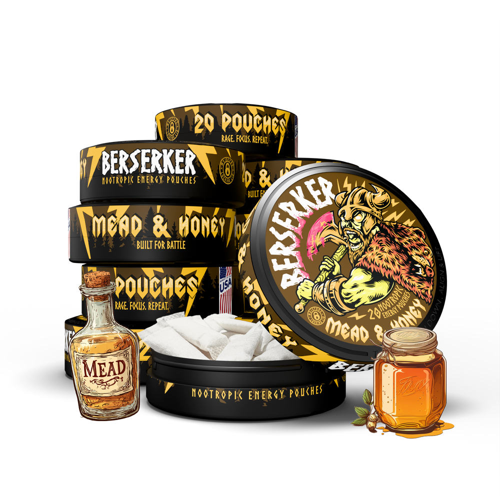 Berserker Caffeine Pouches - Mead & Honey