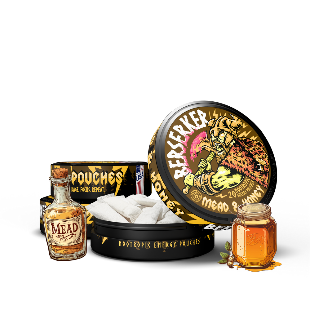Berserker Caffeine Pouches - Mead & Honey