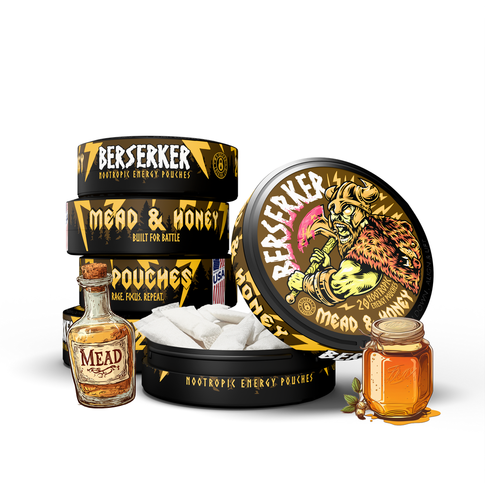 Berserker Caffeine Pouches - Mead & Honey