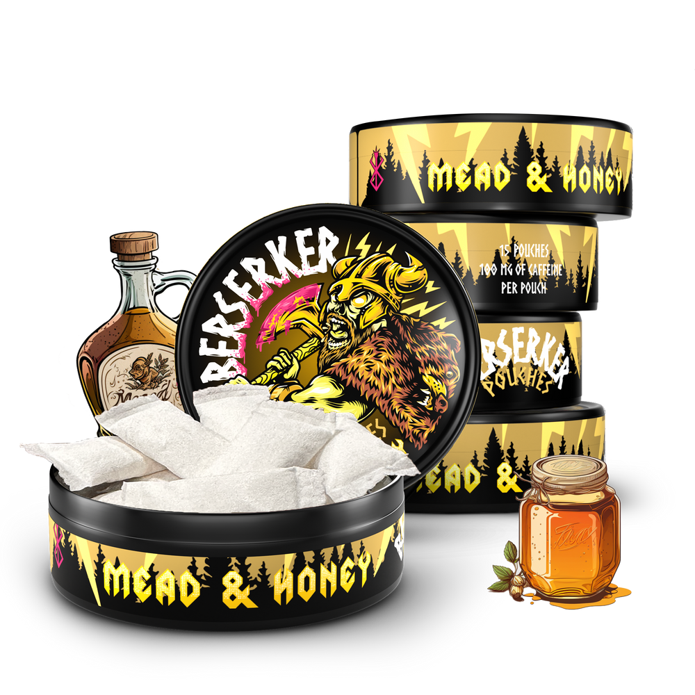 Berserker Caffeine Pouches - Mead & Honey