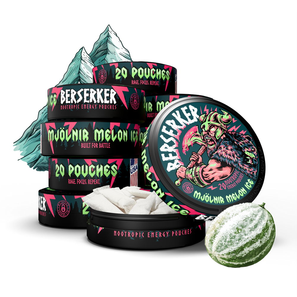 Berserker Caffeine Pouches - Mjölnir Melon Ice