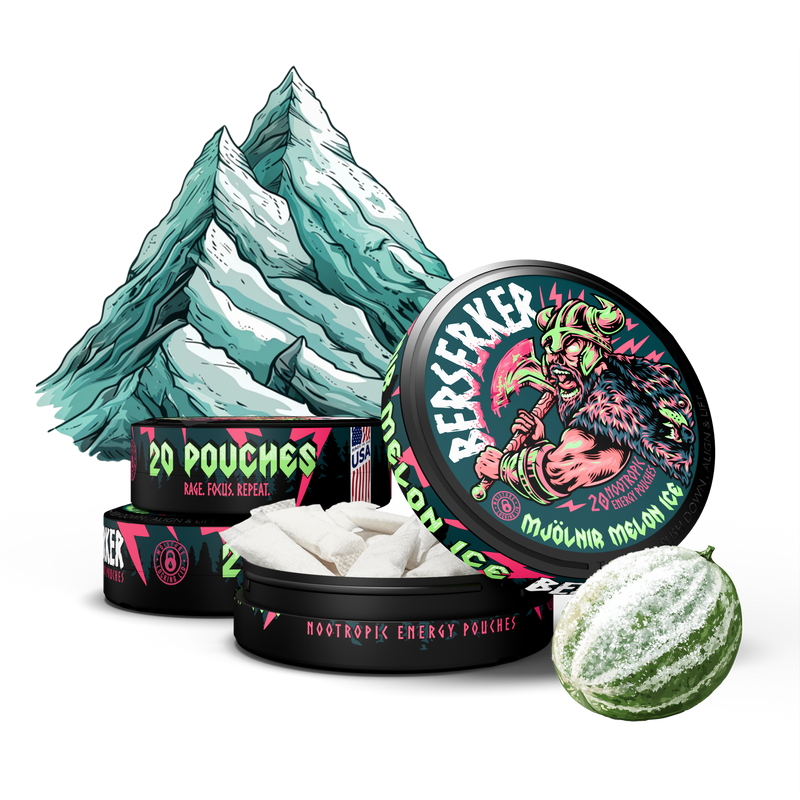 Berserker Caffeine Pouches - Mjölnir Melon Ice