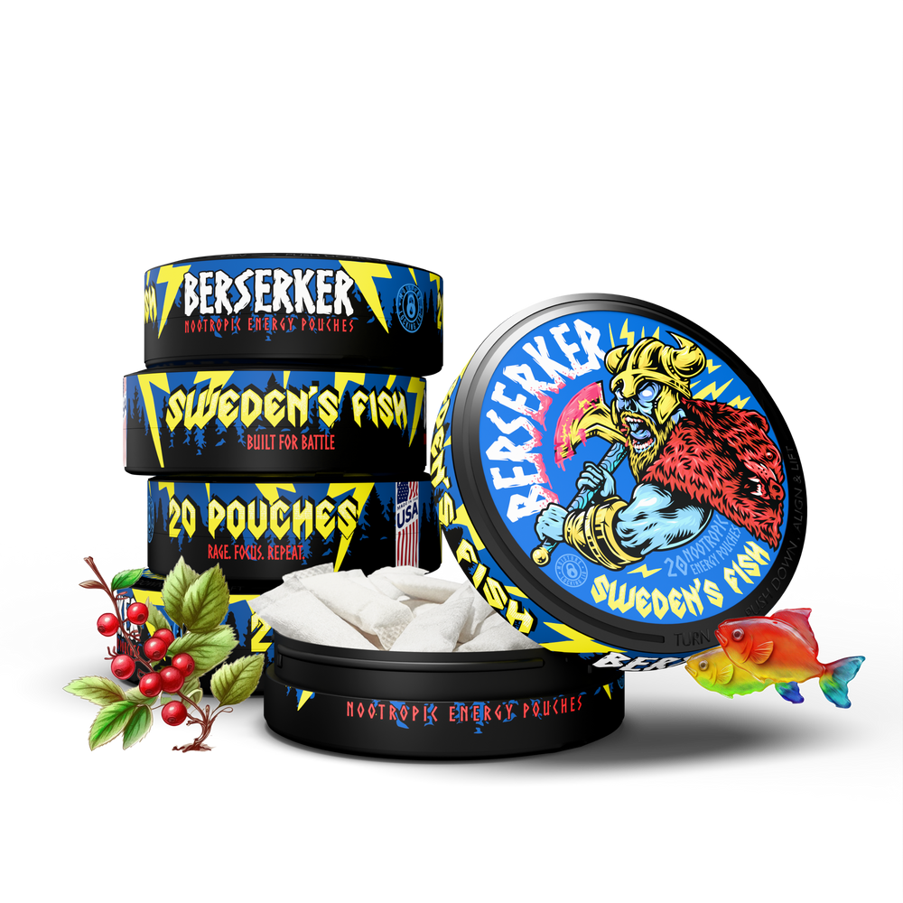 Berserker Caffeine Pouches - Sweden's Fish