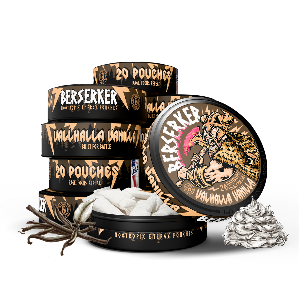 Berserker Caffeine Pouches - Valhalla Vanilla