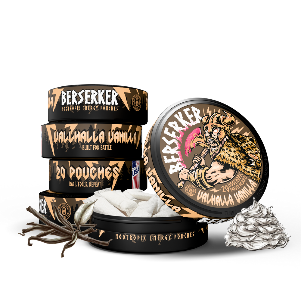 Berserker Caffeine Pouches - Valhalla Vanilla
