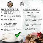 Berserker Caffeine Pouches - Valhalla Vanilla