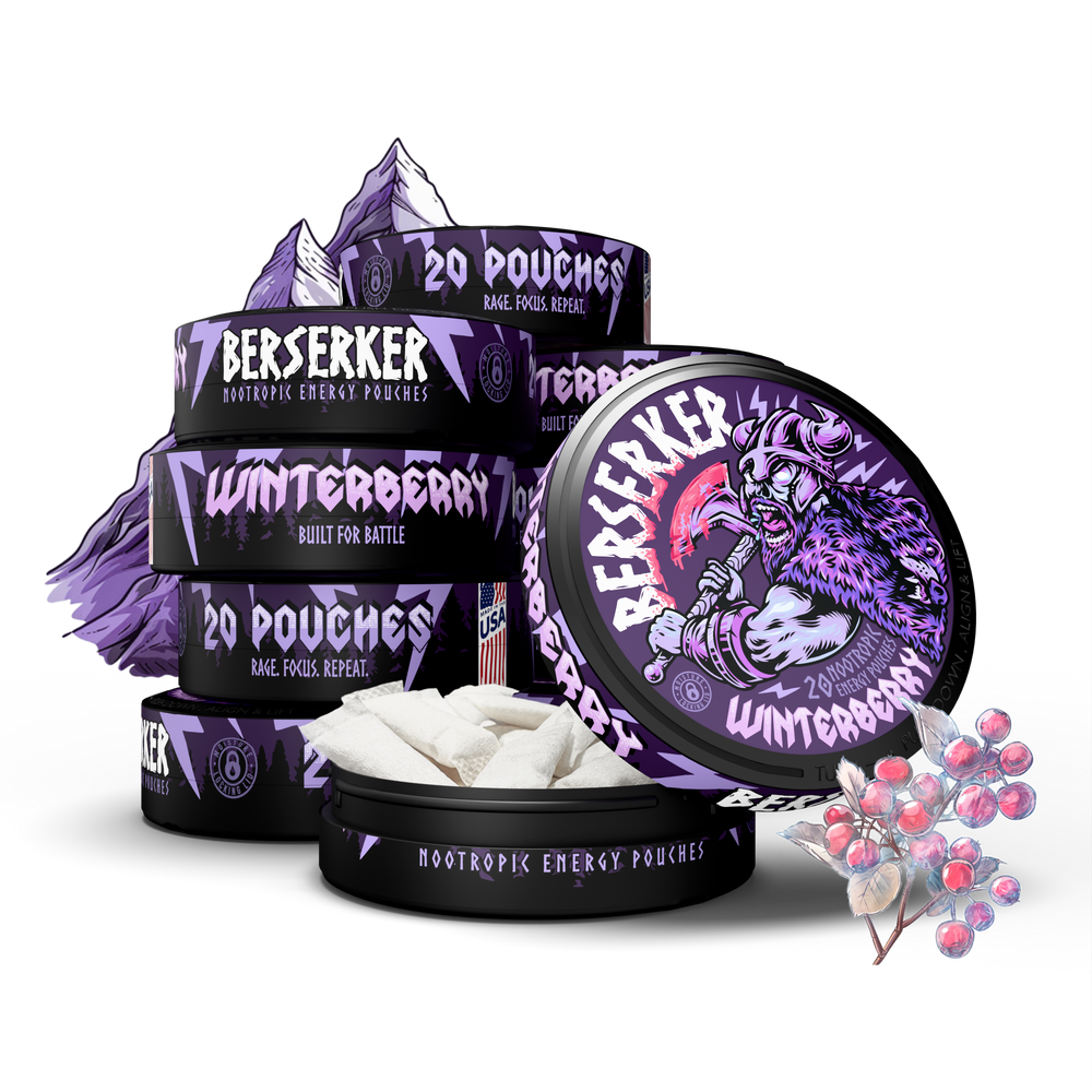 Berserker Caffeine Pouches - Winterberry