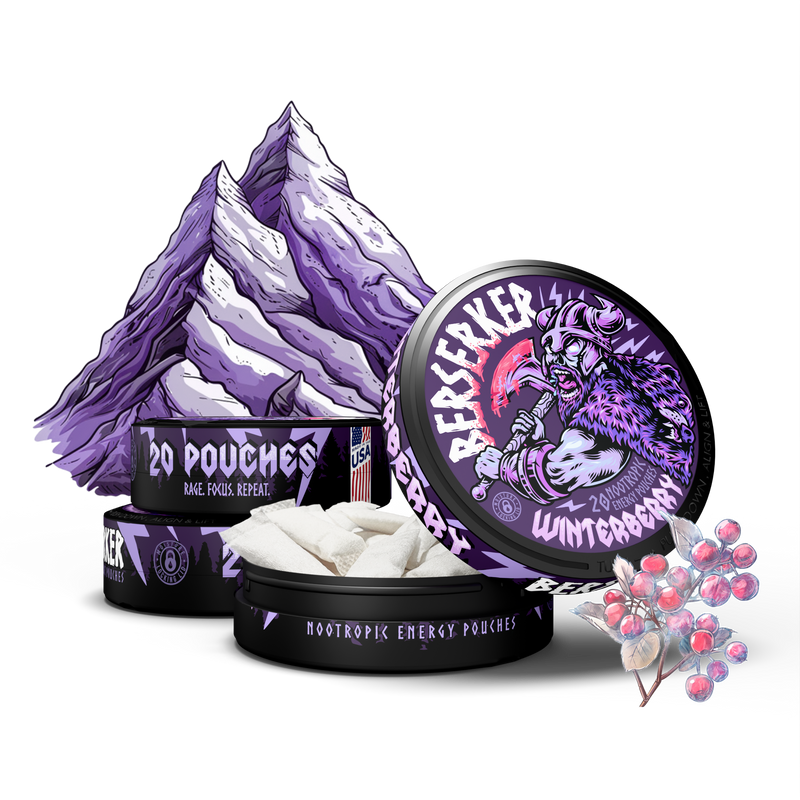 Berserker Caffeine Pouches - Winterberry