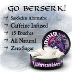 Berserker Caffeine Pouches - Winterberry