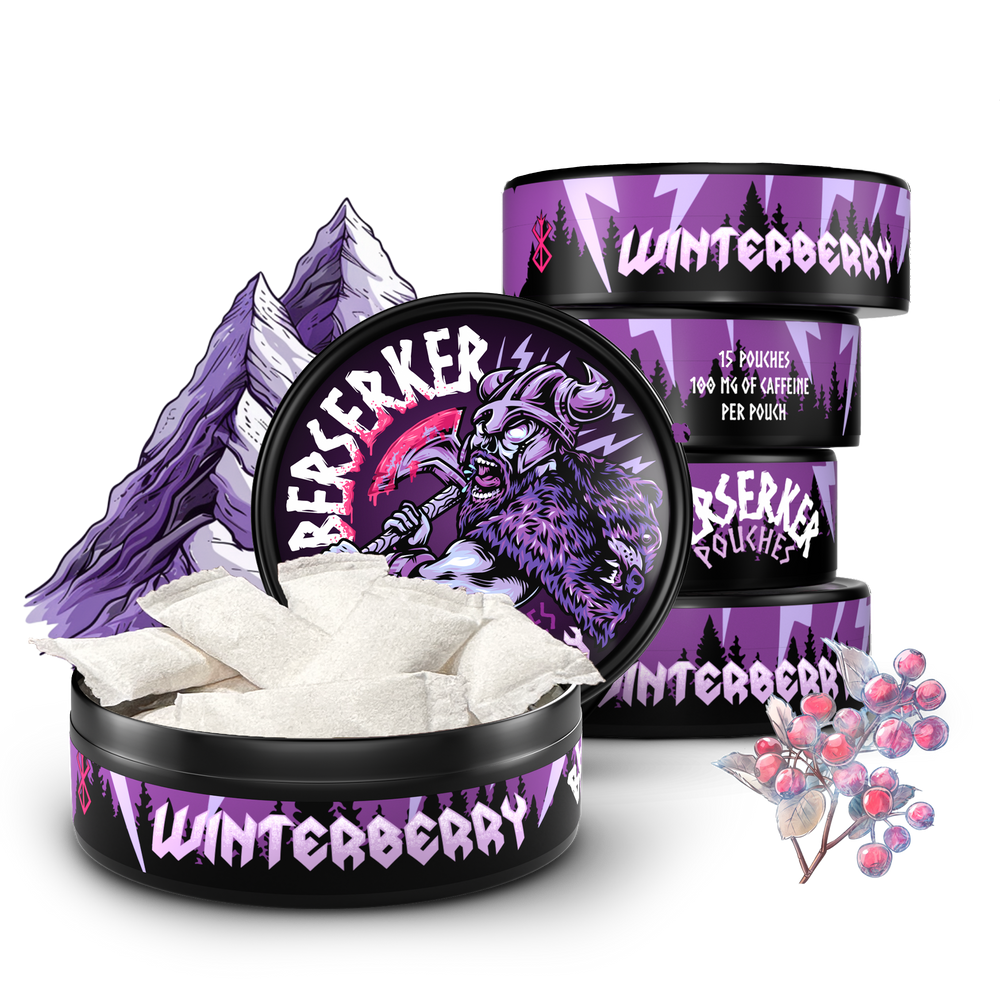 Berserker Caffeine Pouches - Winterberry