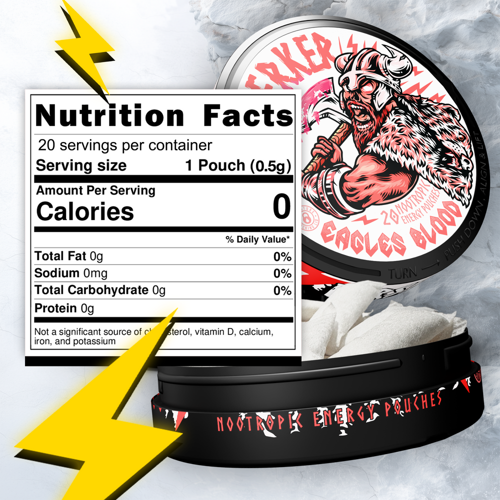 Berserker Caffeine Pouches - Eagles Blood