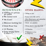 Berserker Caffeine Pouches - Eagles Blood