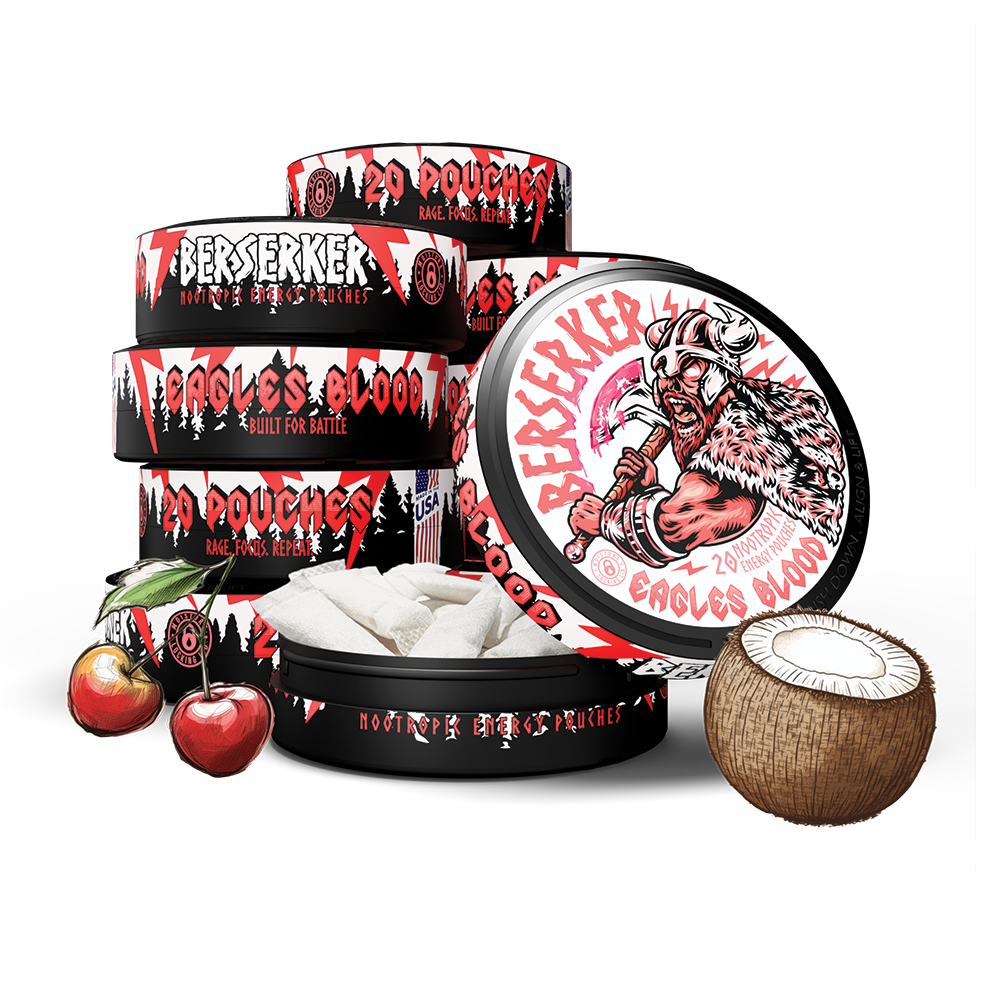 Berserker Caffeine Pouches - Eagles Blood