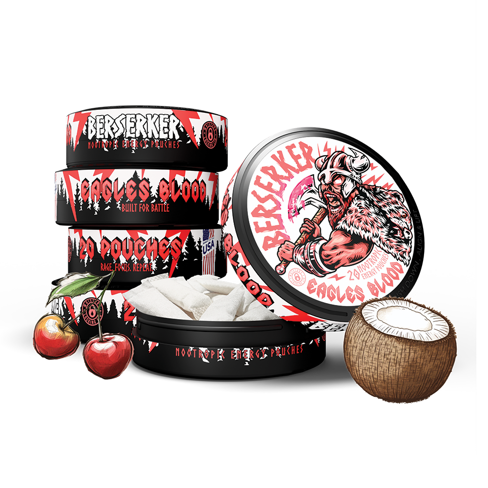Berserker Caffeine Pouches - Eagles Blood