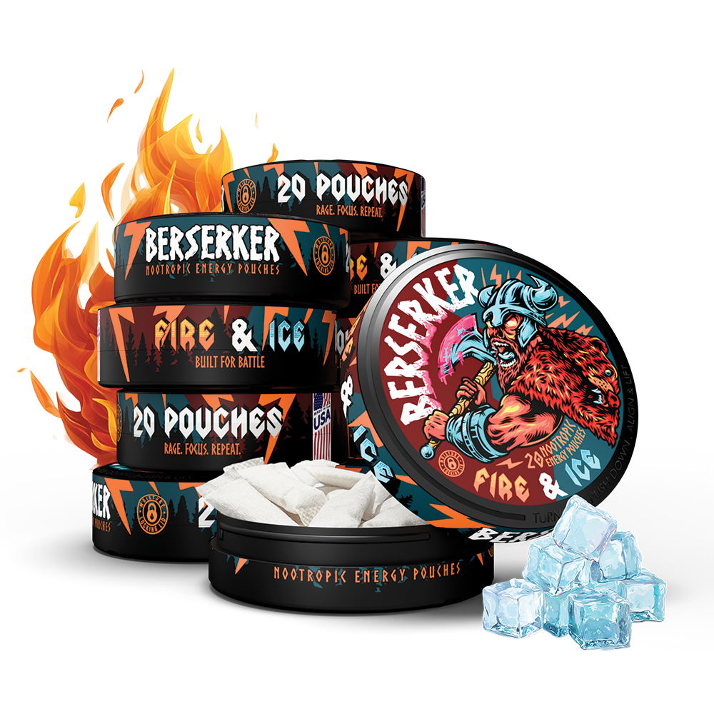 Berserker Caffeine Pouches - Fire & Ice