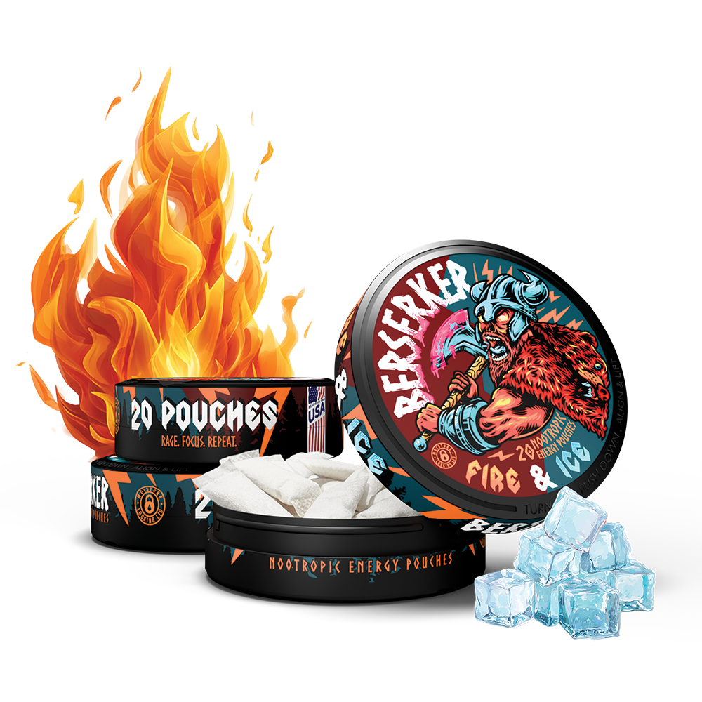 Berserker Caffeine Pouches - Fire & Ice