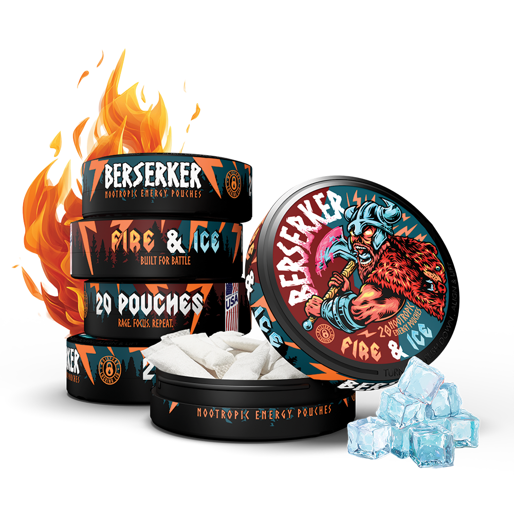 Berserker Caffeine Pouches - Fire & Ice