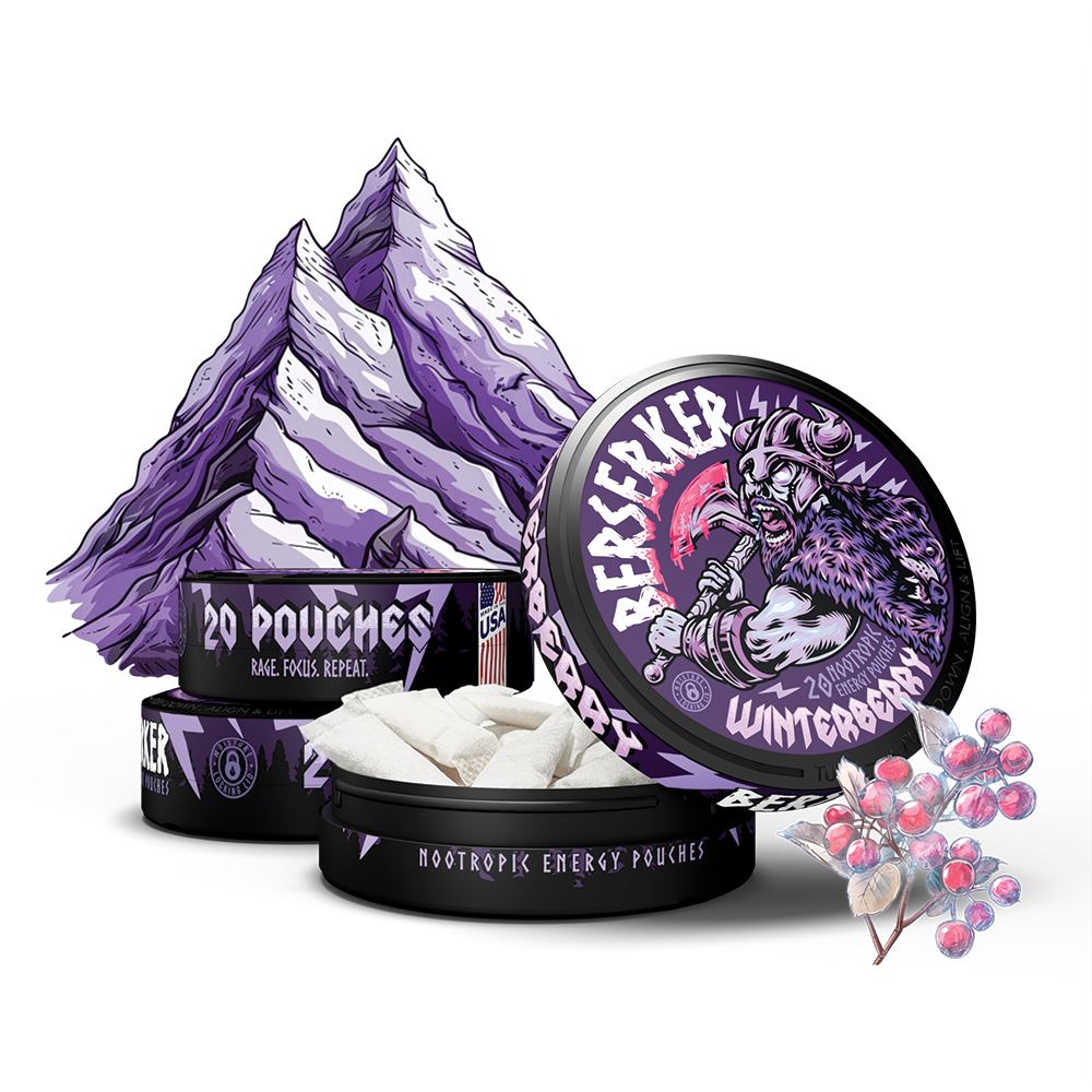 Berserker Caffeine Pouches - Winterberry